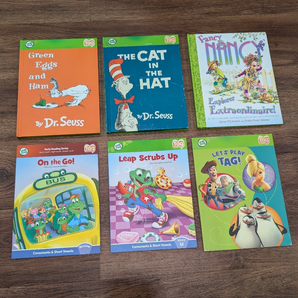 Leap Frog Tag Jr Book Lot Of 6